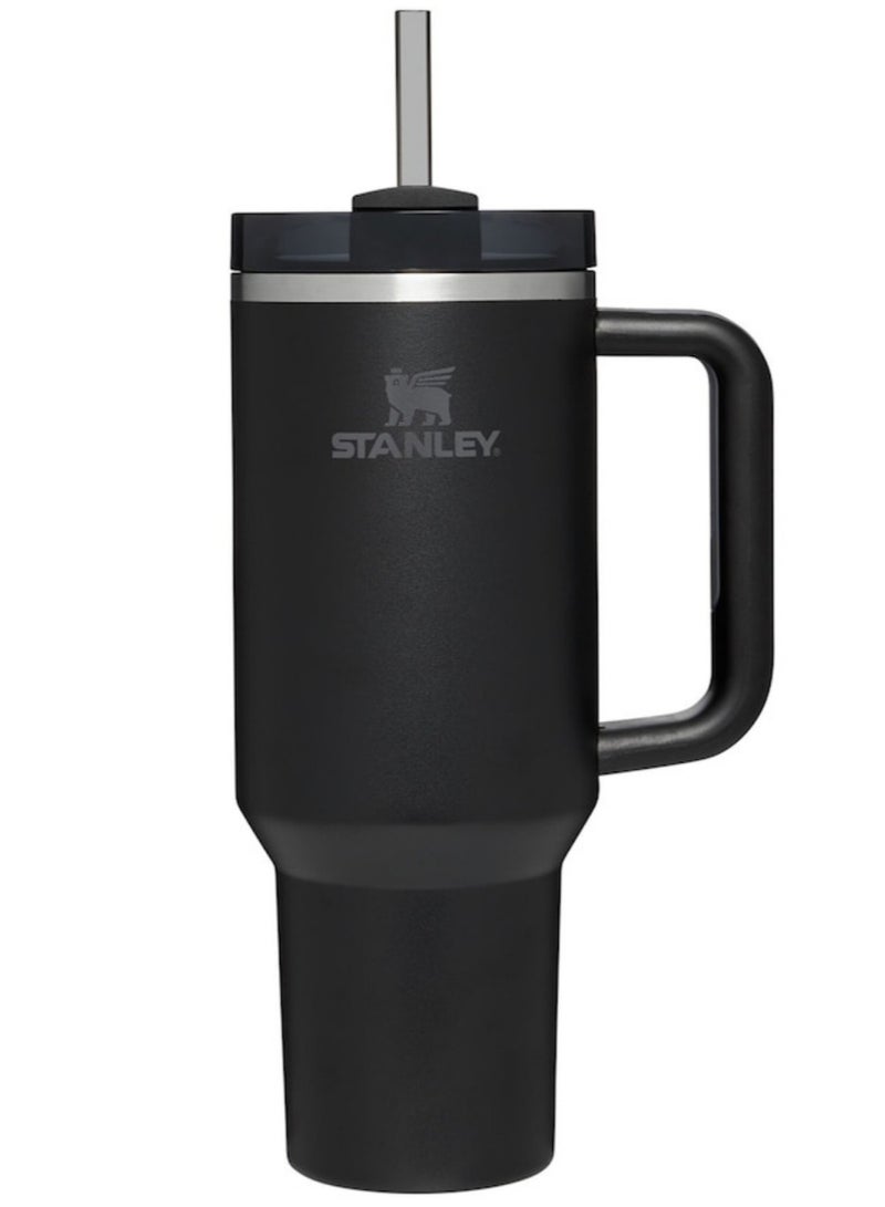 Stanley Cup Black Quencher 40oz H2.0 FlowState - Leak-Proof, Car Cup Compatible - Image 1